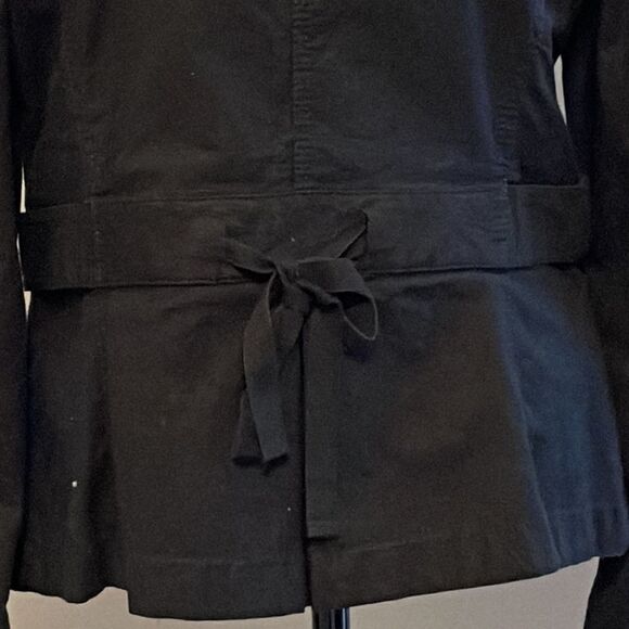 Loft Cotton Blazer-Size 6 Black‎ - Picture 4 of 8